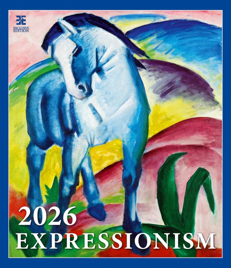 E01 Kalendarz ścienny wieloplanszowy Expressionism 2026 - exclusive edition