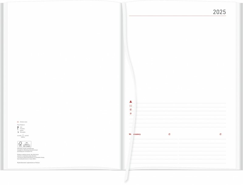 miejsce na dane oraz ważne numery telefonów