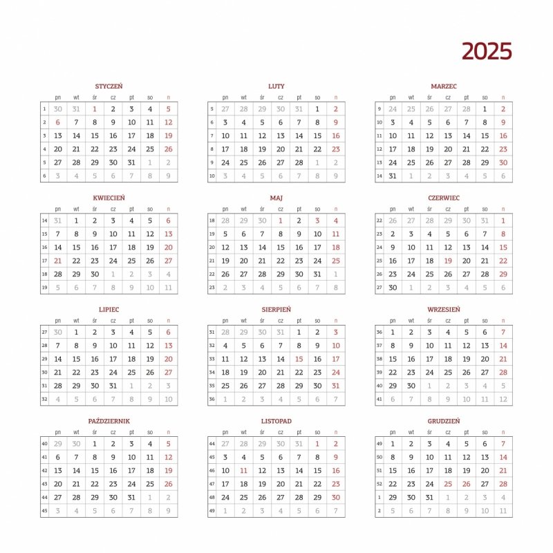 planer roku 2025
