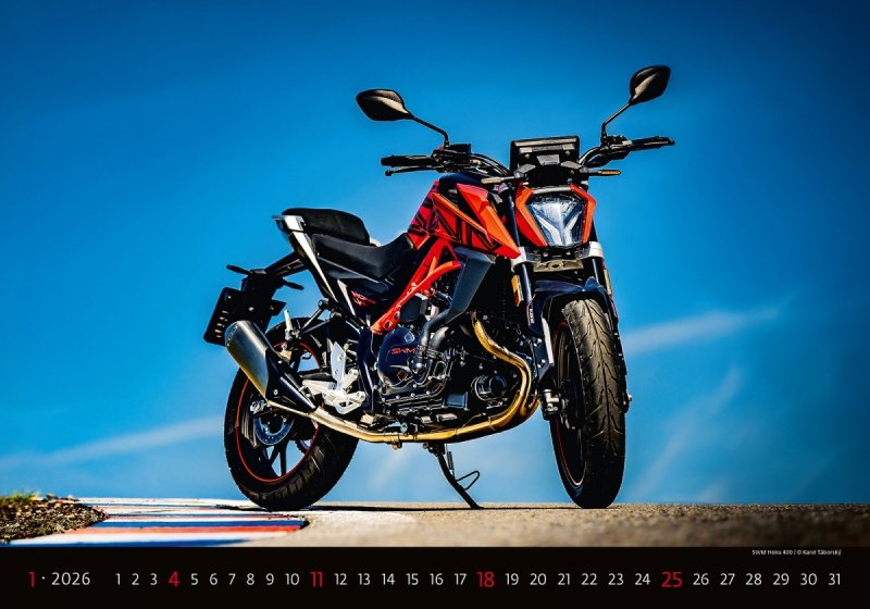 H23 Kalendarz ścienny wieloplanszowy Motorbikes 2026
