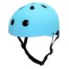 Kask rowerowy dla dziecka  dziecięcy regulowany LED M 55-58cm niebieski
