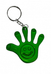 Brelok-odblaskowy-ręka-emotka-zielona