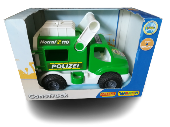 Samochód-Policja-Auto-ConsTruck-Zielony-Polesie-41906