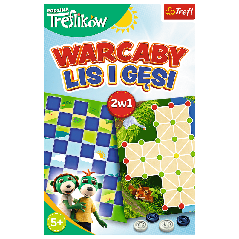 Gra klasyczna Warcaby, lis i gęsi 
