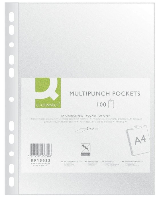 KOSZULKA NA DOKUMENTY GROSZKOWA PP A4 (100)