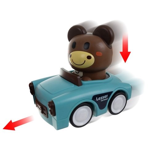 Zabawka sensoryczna - autka ze zwierzątkami 