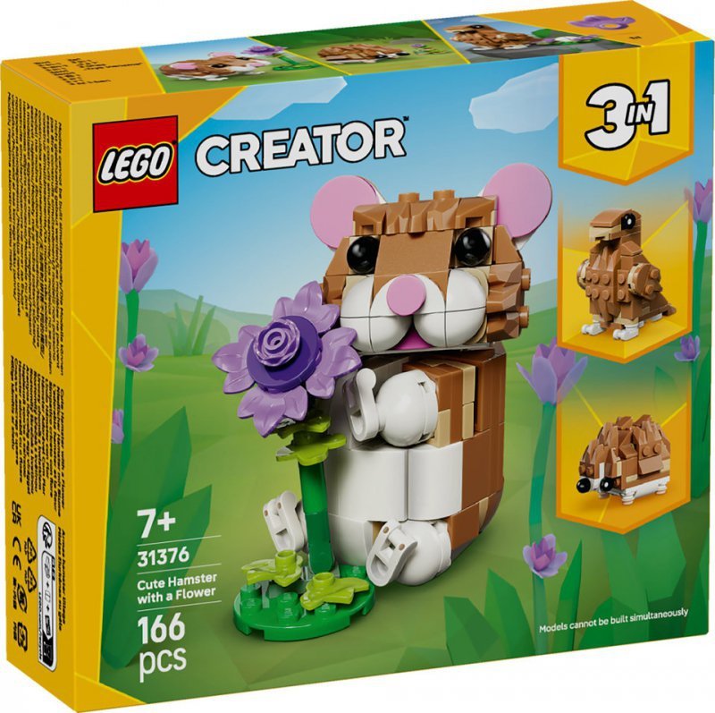 Klocki Lego Creator Uroczy Chomik z Kwiatkiem