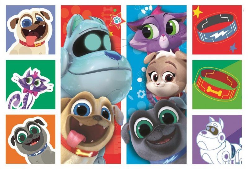 Puzzle 24el. Maxi Super Kolor Puppy Dog Pals pieski 62x42 cm