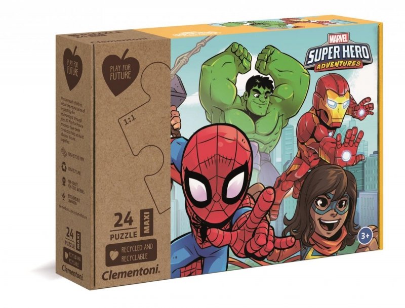 Puzzle-24el-Maxi-Play-For-Future-Marvel-Superhero