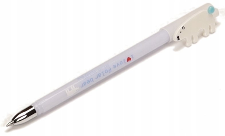 Żelowy-długopis-wymazywalny-BIAŁY-NIEDŹWIADEK-0,5mm 