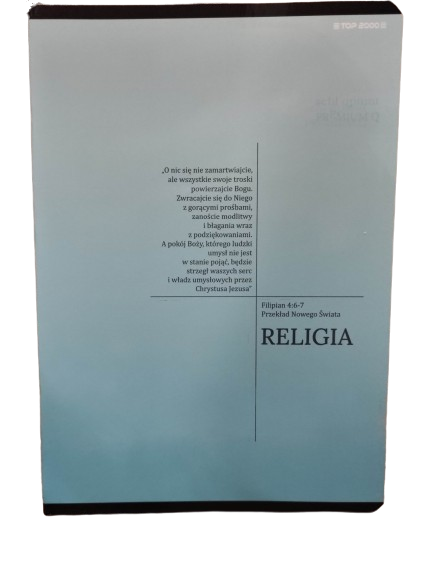 ZESZYT RELIGIA A5/32 KRATKA MIX