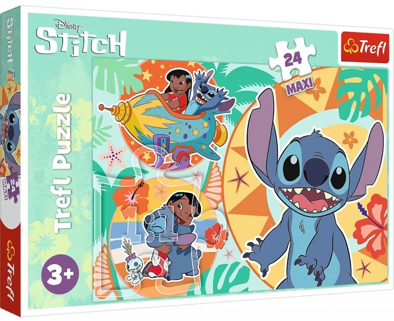 Puzzle maxi 24el. - Wesoły dzień Lilo&amp;Stitch