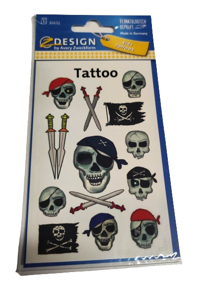 Tatuaże dla dzieci - czaszki