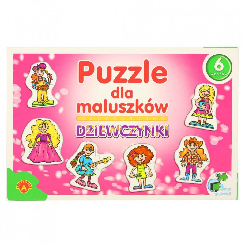 Puzzle dla maluszków - dziewczynki 2+