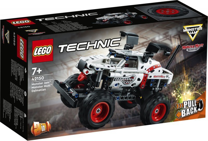 klocki-LEGO®-Technic -Monster-Jam™-Monster-Mutt™-Dalmatian-244el