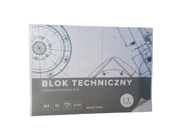 Blok-Techniczny-Biały-A3-10-Kartkowy 