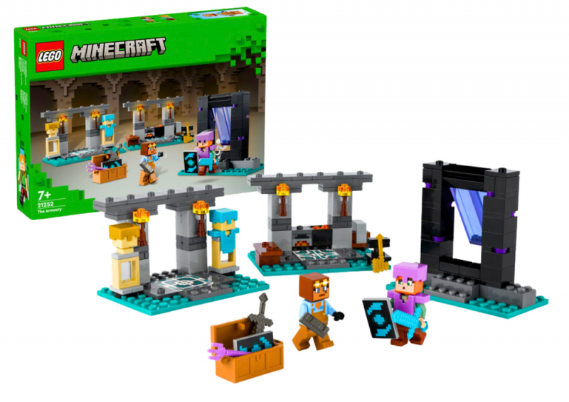 Klocki LEGO MINECRAFT Zbrojownia 203 Elementy 