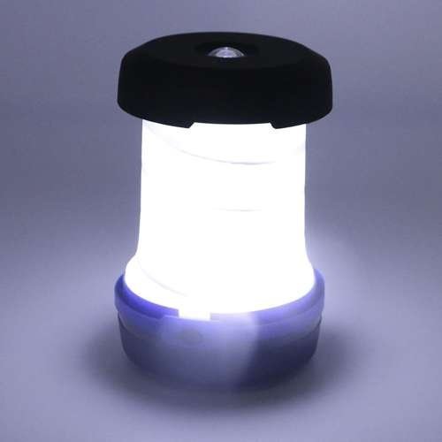 Lampa turystyczna składana 2w1- niebieska