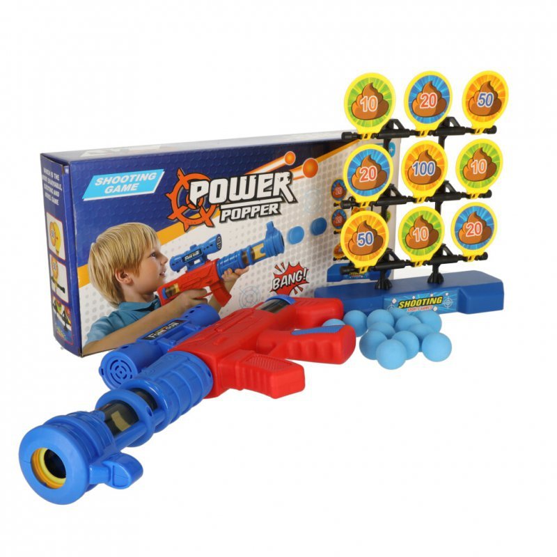 Strzelanie-do-celu-ruchoma-tarcza-pistolet-piłki