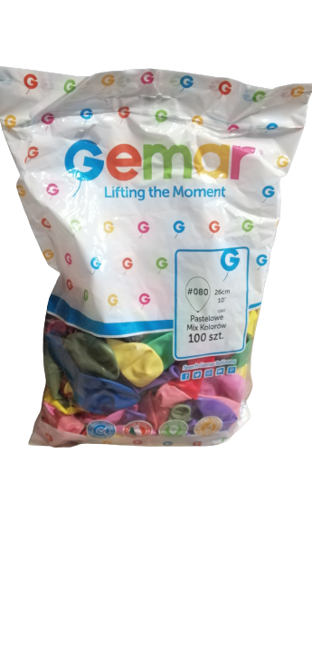 BALONY balon pastelowe   1szt mix  30cm