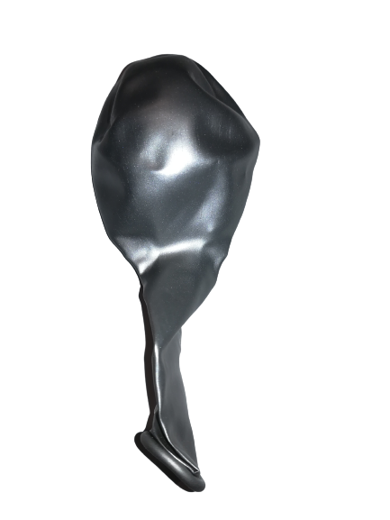 BALONY balon metalizowany   1szt srebrny 26cm