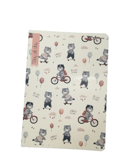 Zeszyt-zwierzątka-A5/16k-linia-dwukolorowa-6