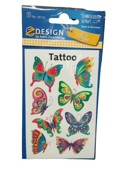 Tatuaże-dla-dzieci-motyle