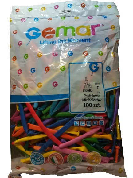 Kolorowe Balony do modelowania skręcania rurki 100 szt mix kolorów urodziny