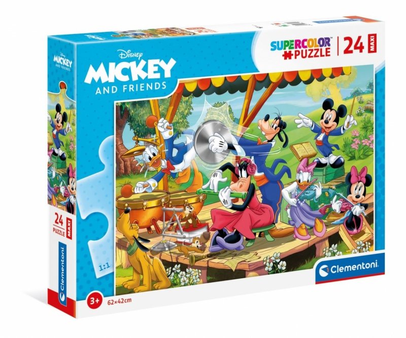 Puzzle 24el. Maxi - Mickey i Przyjaciele