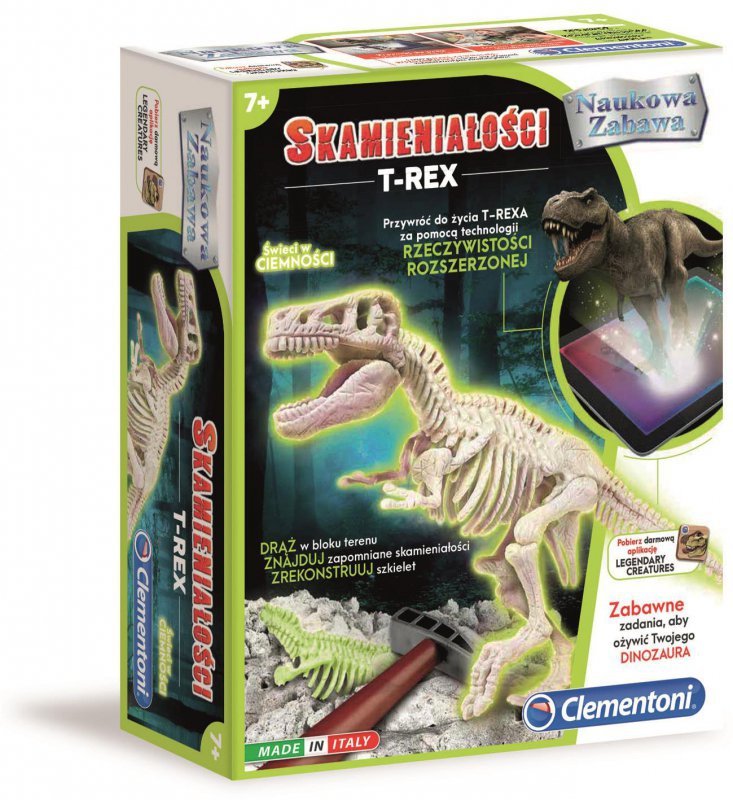 Skamieniałości - T-Rex Fluorescencyjny 7+