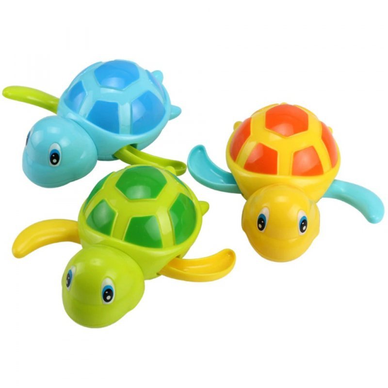 Zabawka-do-kąpieli-żółw-wodny-nakręcany-żółty-1