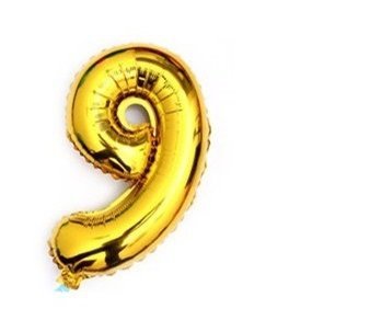 Balon-urodzinowy-na-hel-cyfry-9-76cm-złoty