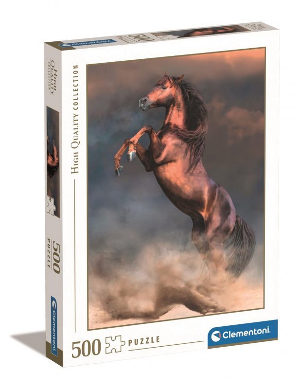 Puzzle 500el. HQ - Wild Red Stallion koń
