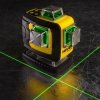 Nivel System CL4D-G Zielony multi-laser krzyżowy (4 x 360°), Bluetooth + Statyw SJJM1EX