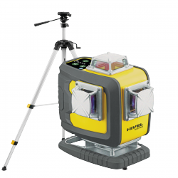 Nivel System CL4D-G Zielony multi-laser krzyżowy (4 x 360°), Bluetooth + Statyw SJJM1EX