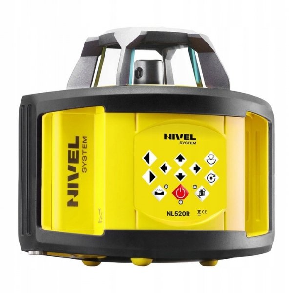 NIVEL SYSTEM NL520 DIGITAL NIWELATOR LASEROWY NL 520R STATYW ŁATA KPL