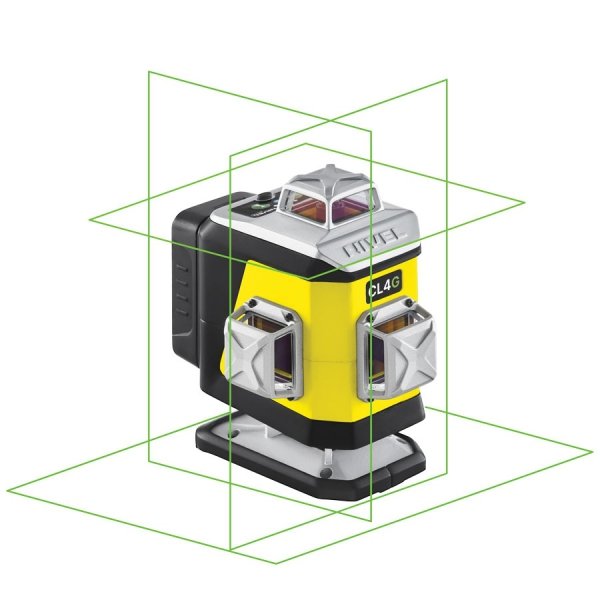 Nivel System CL4G Zielony multi-laser krzyżowy (4 x 360°), Bluetooth + Statyw SJJM1EX + RD800