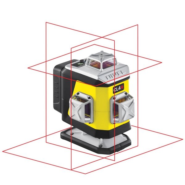 Nivel System CL4R Czerwony multi-laser krzyżowy (4 x 360°), Bluetooth + SJJM1EX