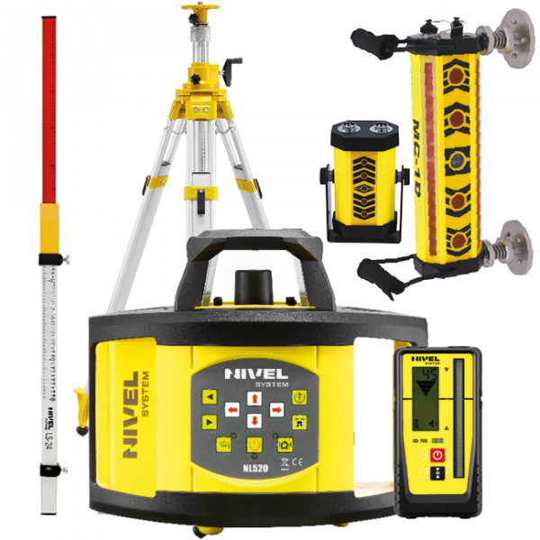 Nivel System MC-1D Clamps NL520 DIGITAL set SJJ32 LS24
