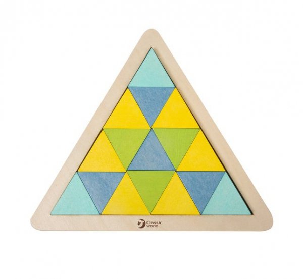 Układanka trójkąty Mozaika Klocki Classic World