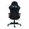 Fotel gamingowy z podnóżkiem GHOST-SIX czarno niebieski