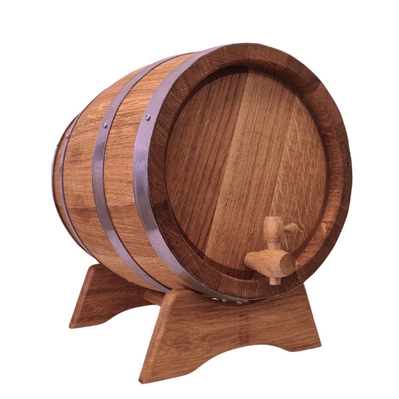 Beczka drewniana dębowa 15l - grawer