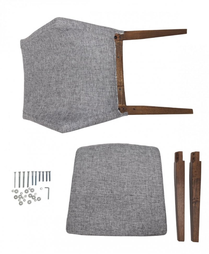 Krzesło ALESSANDRA kolor szary