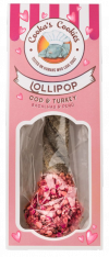 Cooka’s Cookies EDYCJA RÓŻOWA LOLLIPOP Lizak - gryzak z dorsza i indyka 30g 