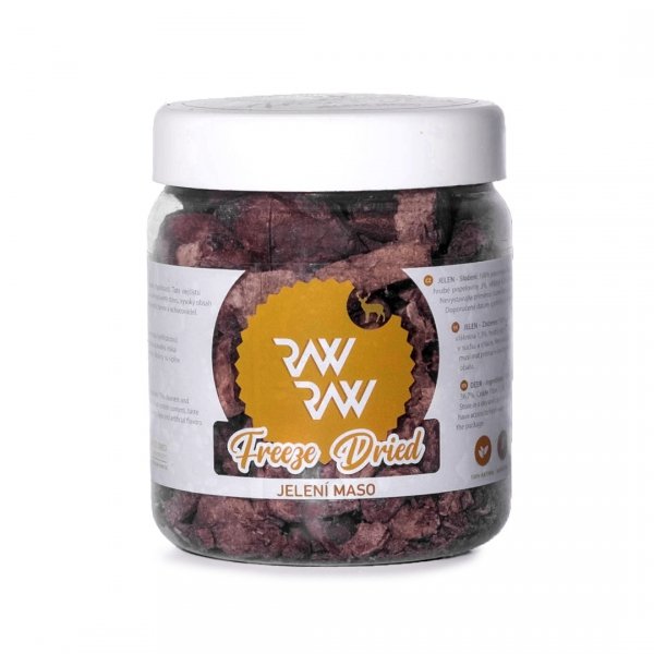 RAW RAW Liofilizowane mięso jelenia 80g