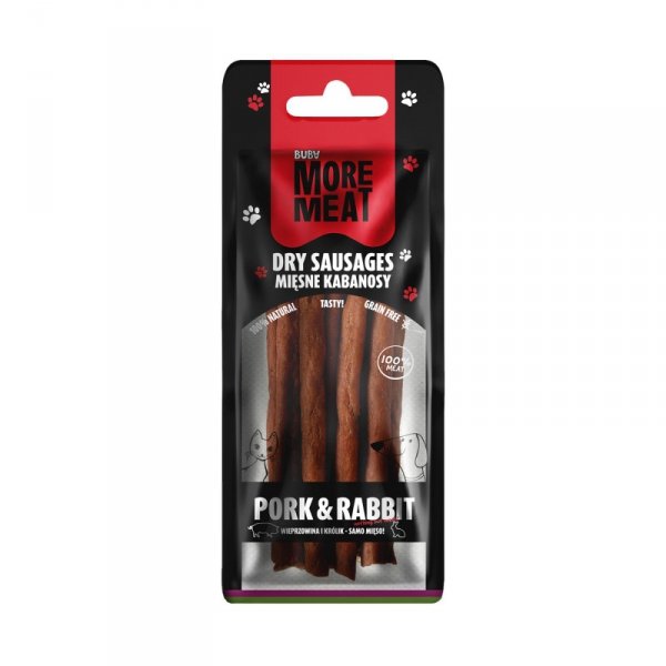 BUBA MORE MEAT Kabanosy 70g wieprzowina i królik