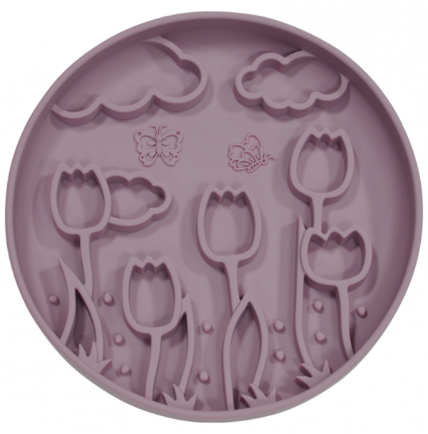 Jack & Vanilla Miska spowalniająca jedzenie TULIPANY dla psa i kota