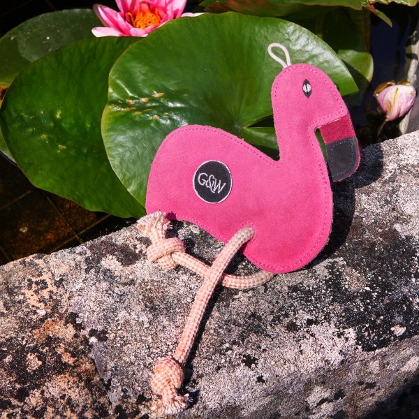 GREEN &amp; WILD'S Floyd the Flamingo (Flaming)