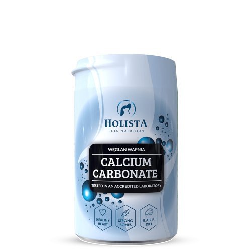 HolistaPets Węglan Wapnia dla psa i kota 250g