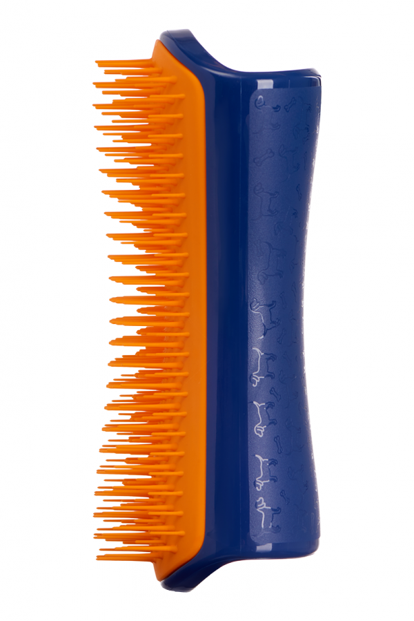PET TEEZER szczotka do rozplątywania i pielęgnacji sierści rozmiar L pomarańczowo-granatowa